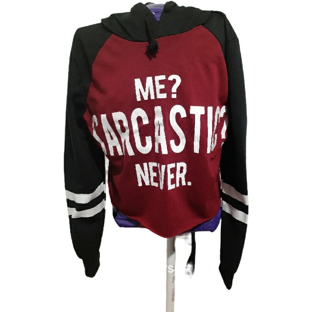 NWOT Juniors crop hoodie
